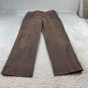 Kroon Mens Brown Corduroy Straight Leg Pants Size 36R Cotton Stretch Utility